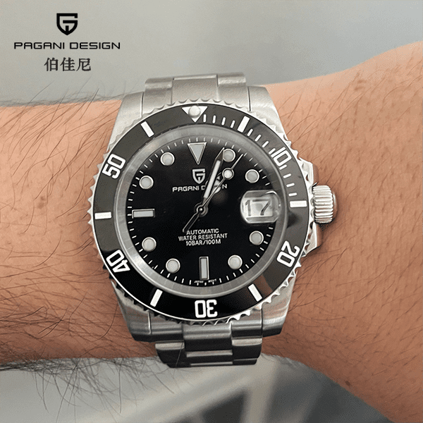 Pagani Design PD1661 40mm Automatic Men's Watch Homage To The Legendary Rolex Submariner