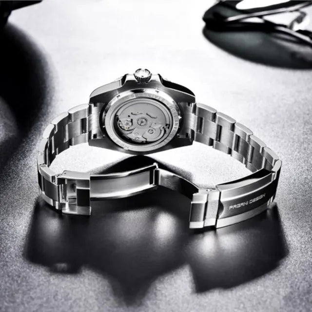 Pagani Design PD1661 40mm Automatic Men's Watch Homage To The Rolex Submariner Hulk Edition