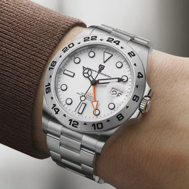 Pagani Design PD-1762 V3 40MM Stainless Steel Automatic Watch Rolex Explorer II Homage
