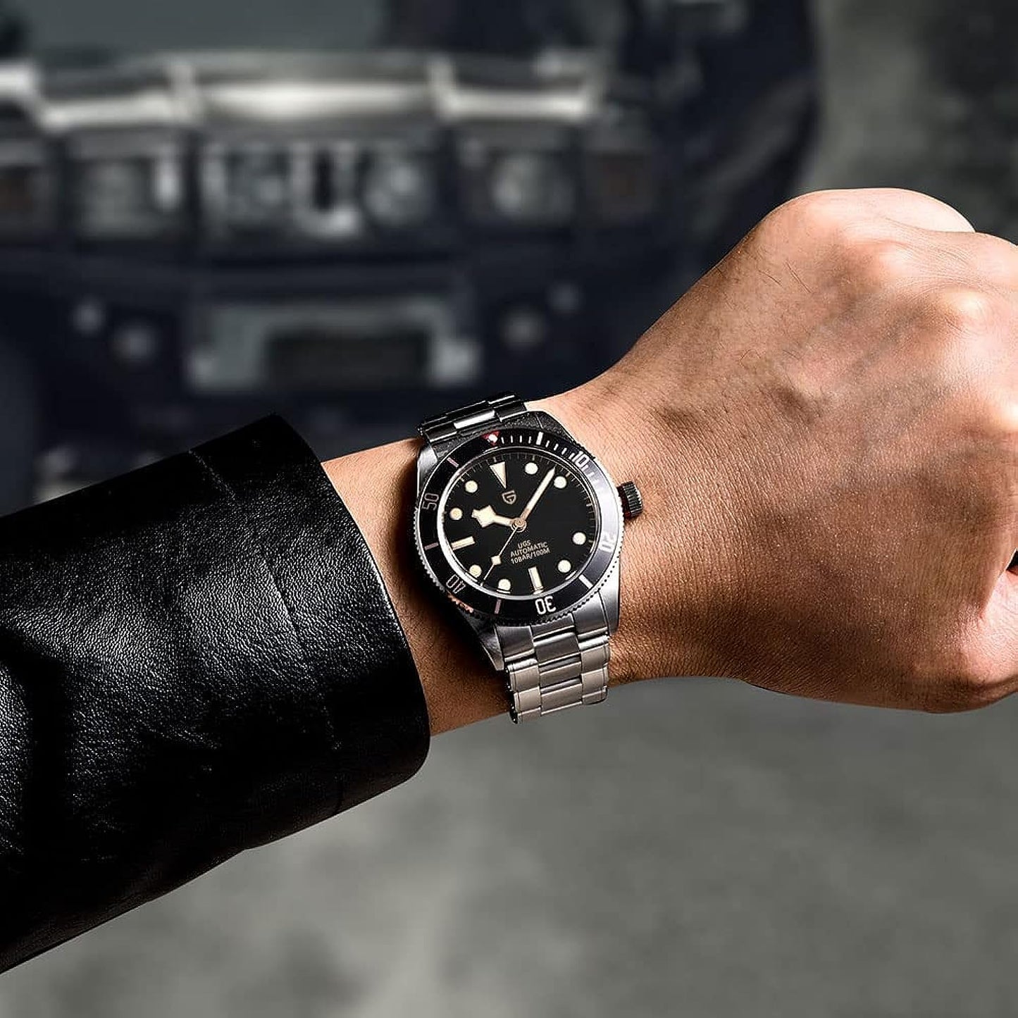 Pagani Design PD-1671 42MM Mens Automatic Watch Tudor Black Bay Homage