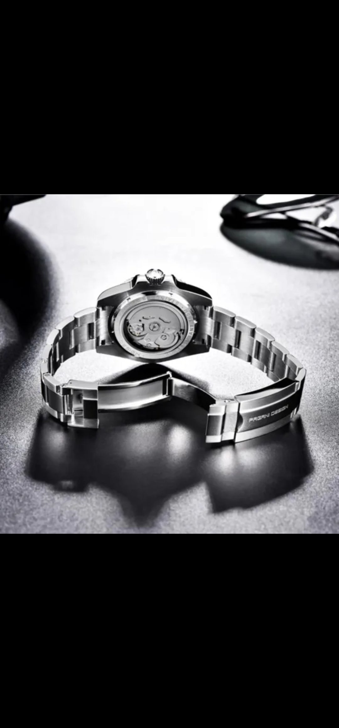 Pagani Design PD1661 40mm Automatic Men's Watch Homage To The Rolex Submariner Smurf Edition