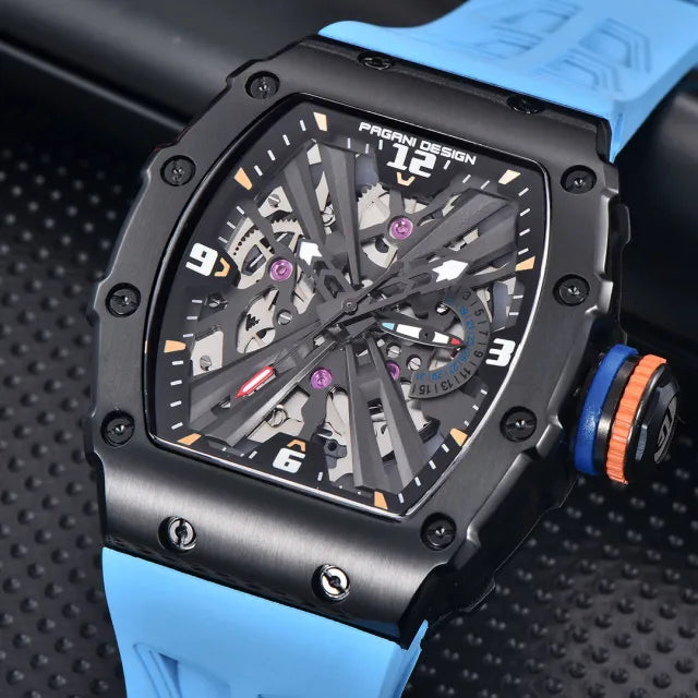 Pagani Design PD-1738 MILLE Homage 42mm Stainless Steel Quartz Watch Richard Mille Homage Watch
