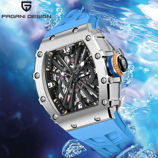 Pagani Design PD-1738 MILLE Homage 42mm Stainless Steel Quartz Watch Richard Mille Homage Watch