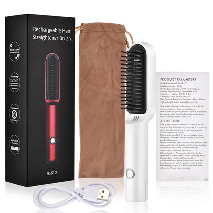 Wireless Heating Hair Styling Brush