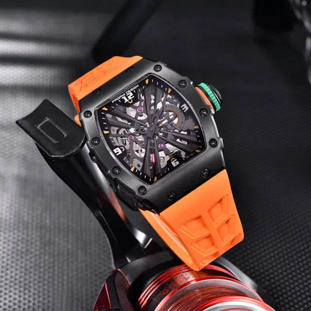 Pagani Design PD-1738 MILLE Homage 42mm Stainless Steel Quartz Watch Richard Mille Homage Watch