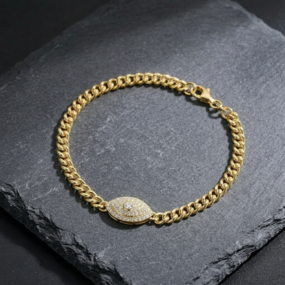 The Lora Moissanite Talisman Bracelet