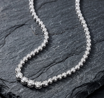 The Luminary Moissanite Rivière Necklace