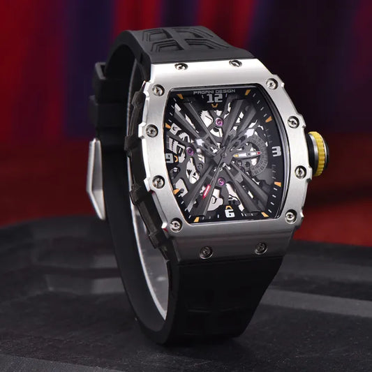 Pagani Design PD-1738 MILLE Homage 42mm Stainless Steel Quartz Watch Richard Mille Homage Watch