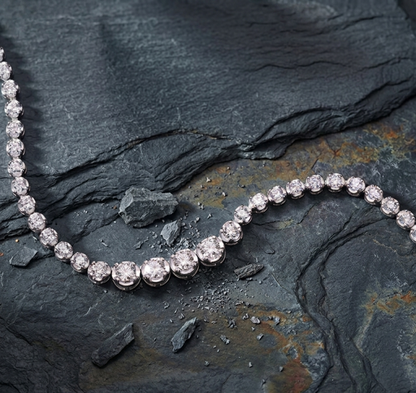 The Luminary Moissanite Rivière Necklace