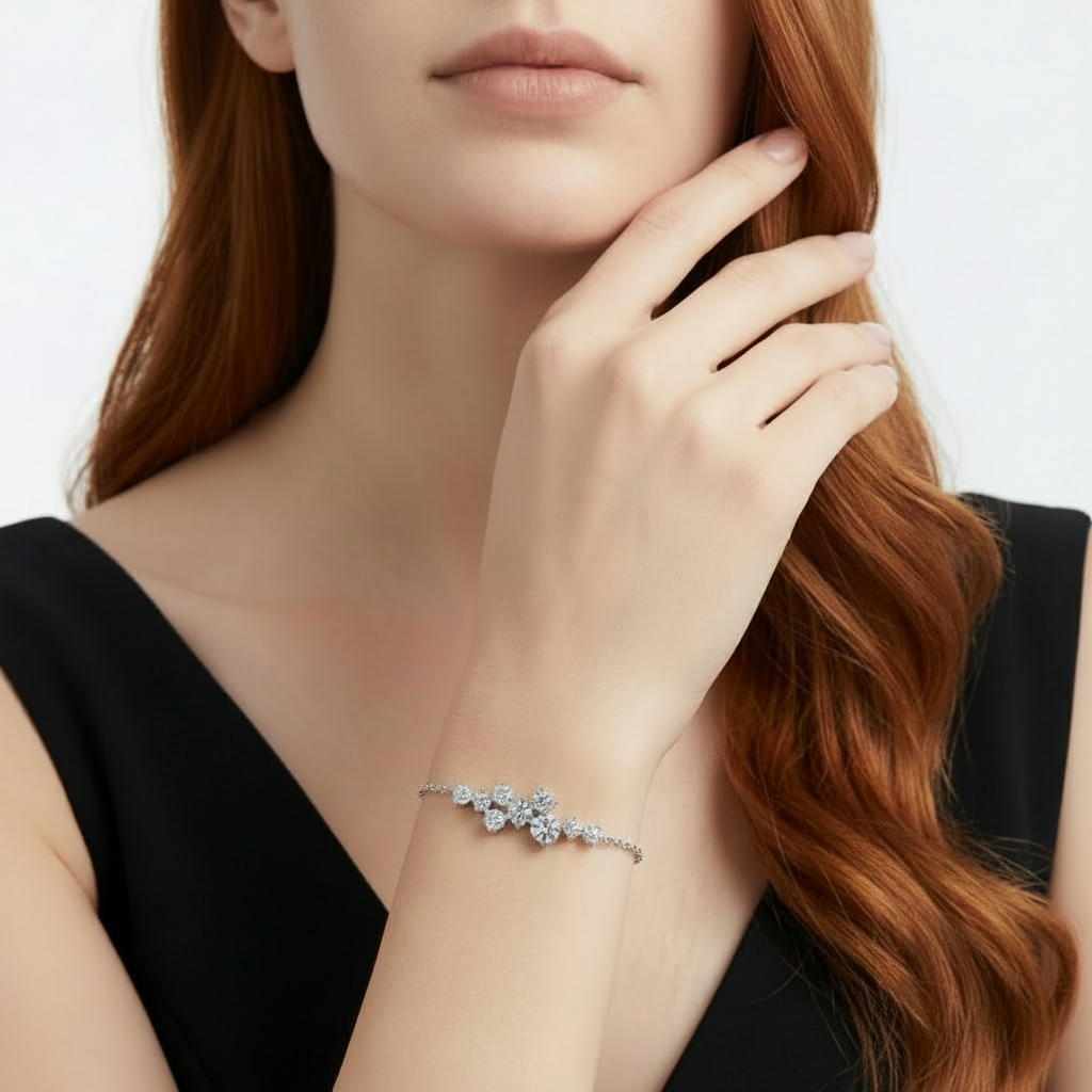 The Stella Moissanite Constellation Bracelet