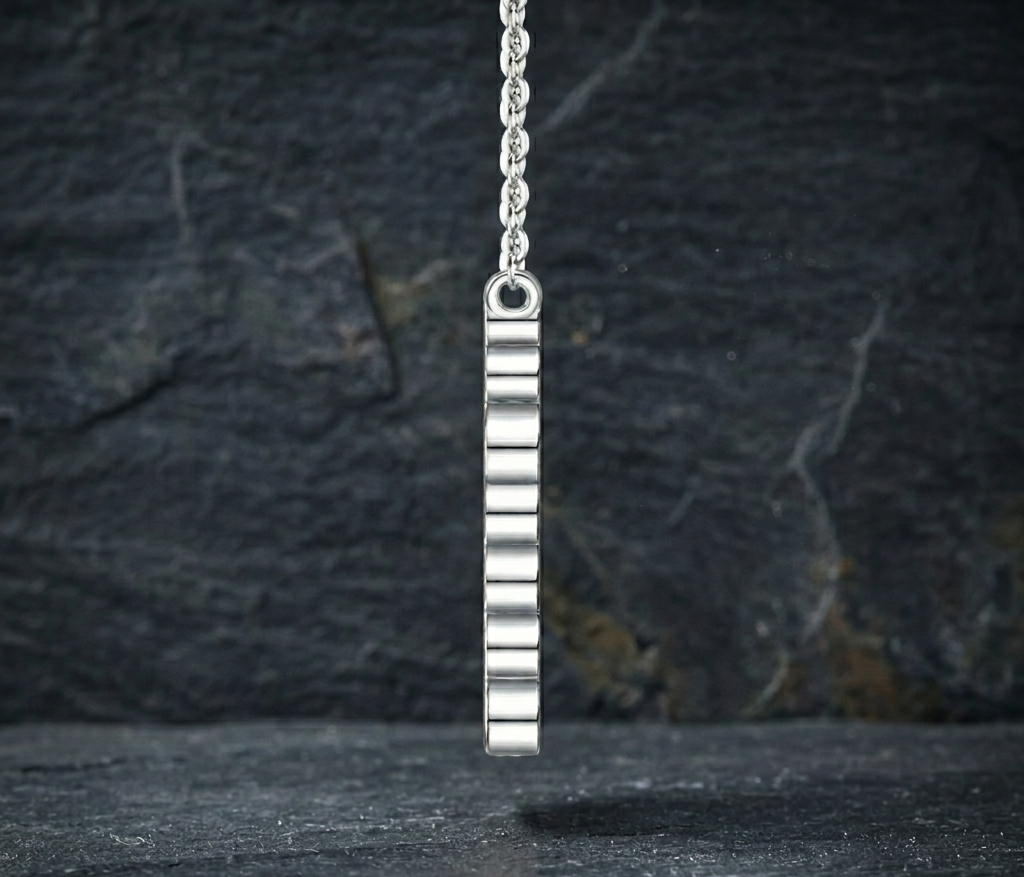 Sparkling Moissanite Cross Pendant Necklace