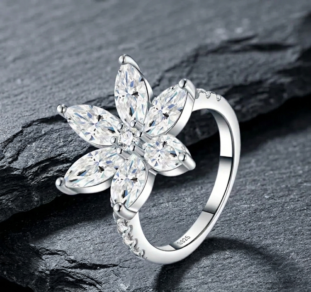 The Sophia Floral Statement Ring