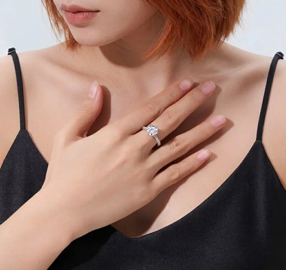The Islay 3ct Moissanite Double-Pavé Royal Solitaire