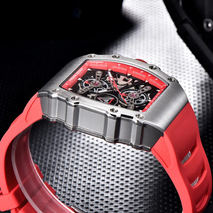 Pagani Design PD-YS011 Black Men's Quartz Chronograph Tonneau Watch Richard Mille Homage