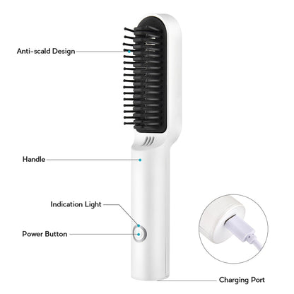 Wireless Heating Hair Styling Brush